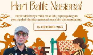 Cokelat dan Krem Modern Selamat Hari Batik Nasional Instagram Post (1)