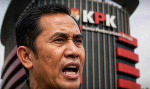 GSN RESEARCH Gedung Merah Putih Komisi Pemberantasan Korupsi (KPK) yang menjadi tempat pemeriksaan saksi dan tersangka kasus suap Hak Guna Bangunan (HGB) PT Summarecon Agung.