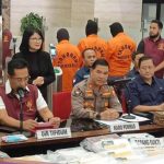 Direktur Tipid PPA-PPO Bareskrim Polri Brigjen Pol. Dr. Nurul Azizah saat memimpin konferensi pers.